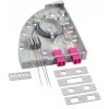 Šviesolaidinis adapteris EFB Elektronik LFH010, baltas plastikinis korpusas, 110×140×20 mm