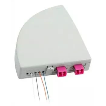 Šviesolaidinis adapteris EFB Elektronik LFH010, baltas plastikinis korpusas, 110×140×20 mm