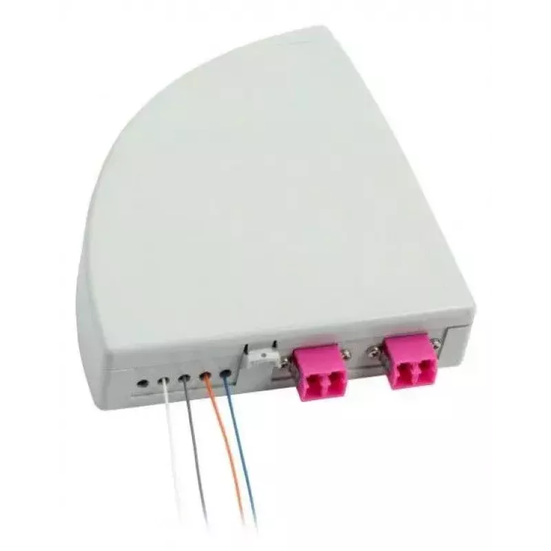 Šviesolaidinis adapteris EFB Elektronik LFH010, baltas plastikinis korpusas, 110×140×20 mm