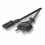 Maitinimo laidas EFB Elektronik EK502.2 juodas 2 m C7 jungtis