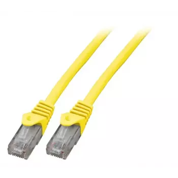 Tinklo kabelis EFB Elektronik K8104GE.7,5 RJ-45 Cat6 7.5 m Geltonas