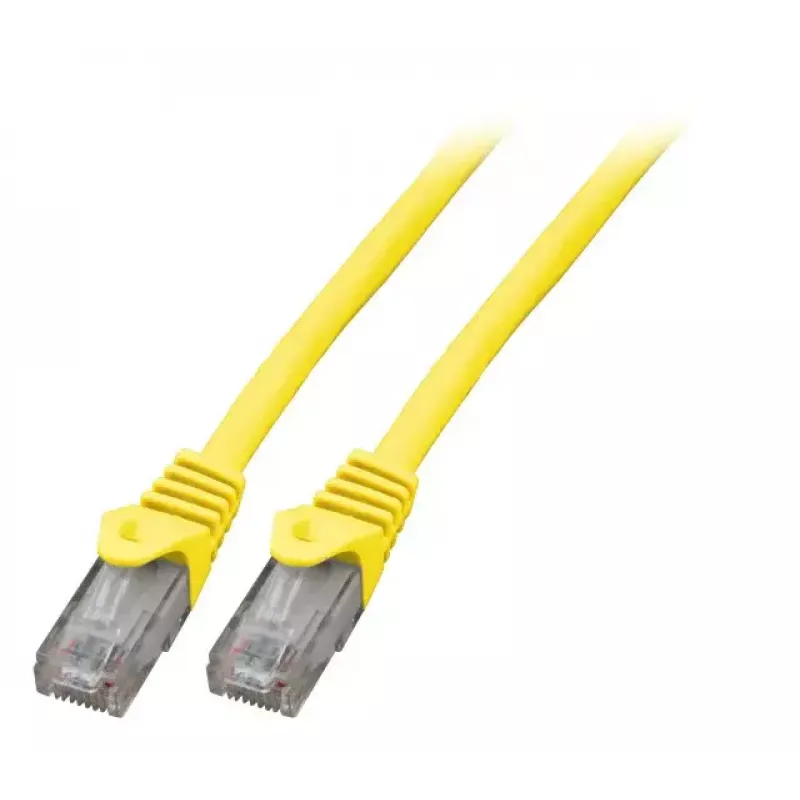 Tinklo kabelis EFB Elektronik K8104GE.7,5 RJ-45 Cat6 7.5 m Geltonas