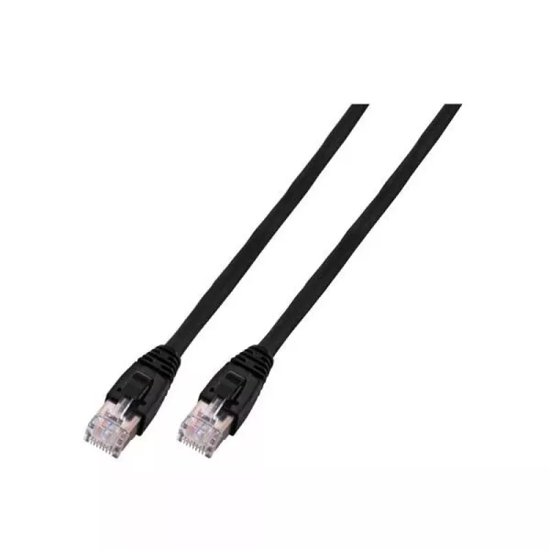 Tinklo kabelis EFB Elektronik 1m Cat6 RJ-45 U/UTP juodas