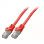 Tinklo kabelis EFB Elektronik K8104RT.0,5 RJ-45 Cat6 0,5 m raudonas