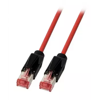 Tinklo kabelis EFB Elektronik K8048PUI5 RJ-45 Cat6a 5 m juoda raudona
