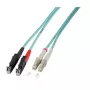 Skaidulinis optinis kabelis EFB Elektronik O0341.3 3m 2x LC 2x E-2000 (LSH)