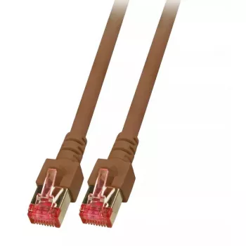 Tinklo kabelis EFB Elektronik K5517.0,25 RJ-45 Cat6 0.25 m Rudas