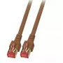 Tinklo kabelis EFB Elektronik K5517.0,25 RJ-45 Cat6 0.25 m Rudas