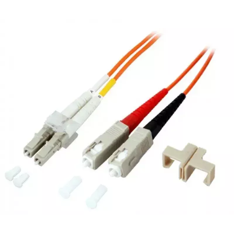 Šviesolaidinis kabelis EFB Elektronik O0320.25 25 m LC SC Oranžinis