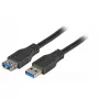 USB laidas EFB Elektronik K5237.1 USB 3.2 Gen 1 1 m juodas
