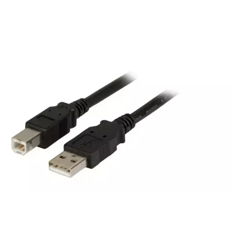 USB 2.0 duomenų kabelis EFB Elektronik K5256SW.1,5 — USB A į USB B, 1,5 m, juodas