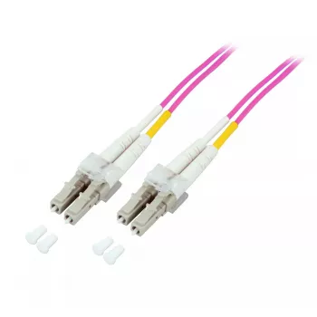 Šviesolaidinis kabelis EFB Elektronik O0319.35 — 35 m, OM4, LC–LC, I-V(ZN) H, pilnas dvipusis, rožinis