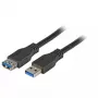 USB laidas EFB Elektronik 1m USB 3.0 USB 3.2 Gen 1 Juodas