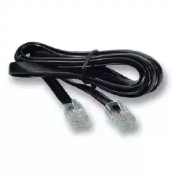 telefoninis laidas EFB Elektronik K2402SW.1 1 m Juodas
