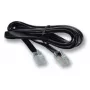 Signalo kabelis EFB Elektronik K2402SW.3, 3 m, RJ-10 kištukas–kištukas, juodas