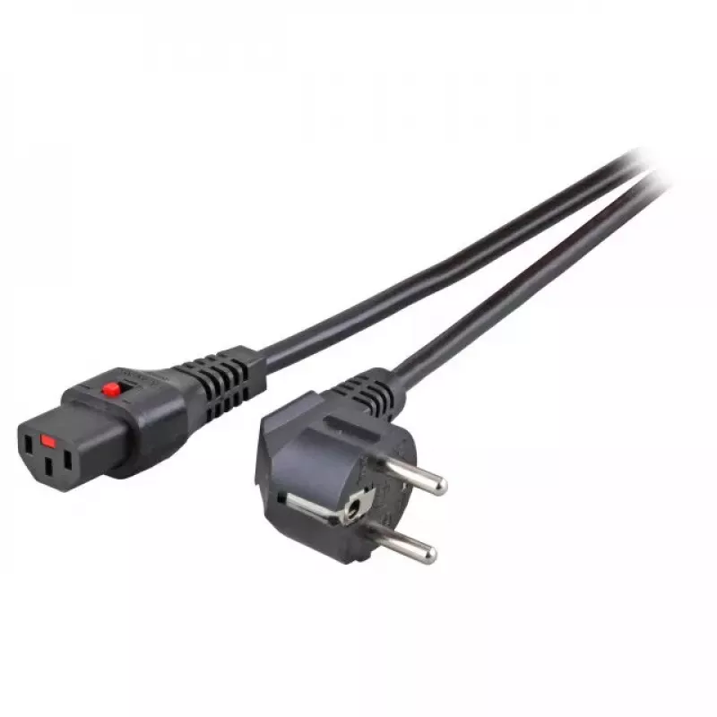 Maitinimo laidas EFB Elektronik EK600SW.2 juodas 2 m