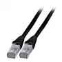 Tinklo kabelis EFB Elektronik K5538SW.15 RJ-45 Cat6a 15 m Juodas