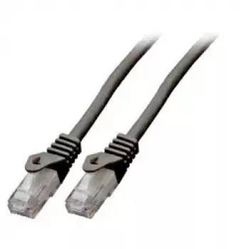 Tinklo kabelis EFB Elektronik K8104SW.15 RJ-45 Cat6 15 m juodas
