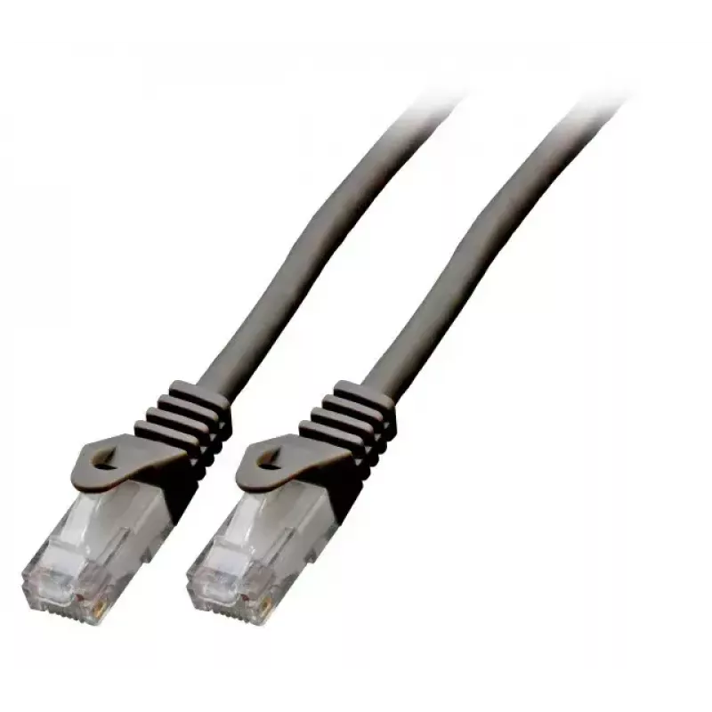 Tinklo kabelis EFB Elektronik K8104SW.20 RJ-45 Cat6 20 m Juodas