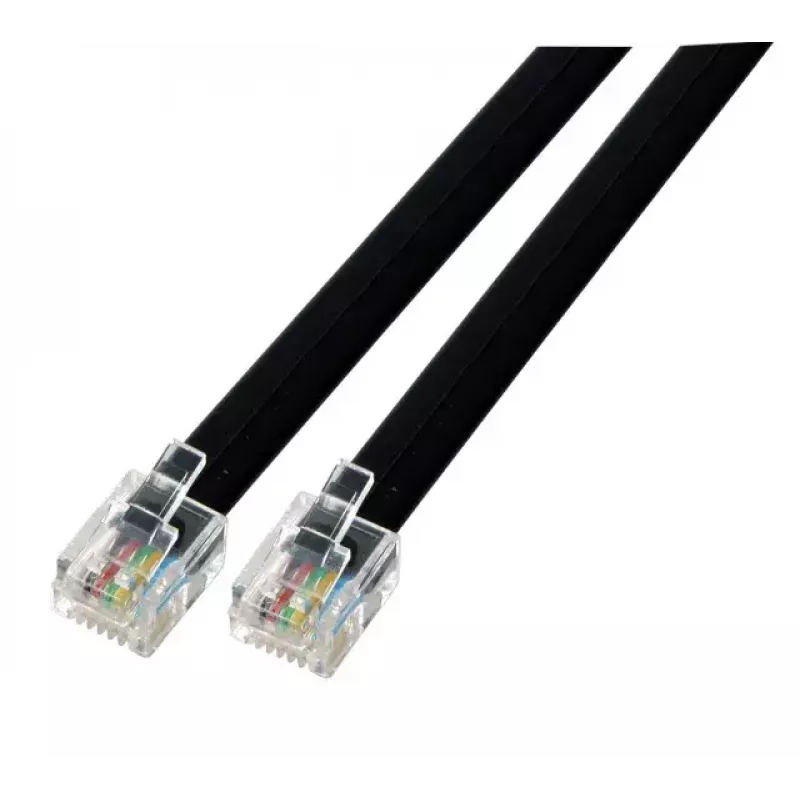 EFB Elektronik K2413SW.1 telefono laidas 1 m juodas