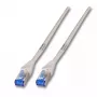 Tinklo kabelis EFB Elektronik 3m Cat6a RJ-45 S/FTP pilkas