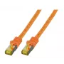 Tinklo kabelis EFB Elektronik MK7001.15O RJ-45 Cat6a 15 m oranžinis
