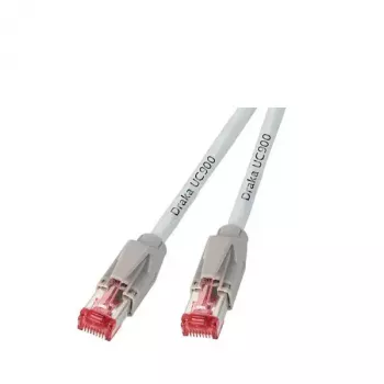 Tinklo kabelis EFB Elektronik RJ-45 50 m pilkas Cat6a