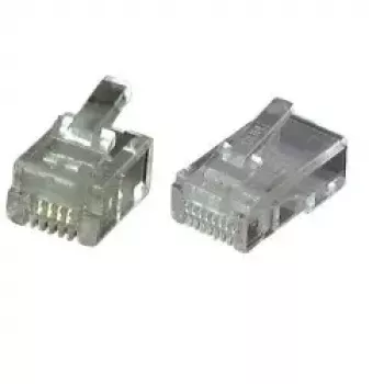 RJ45 UTP jungtis EFB Elektronik E-MO 8/8 SF permatoma