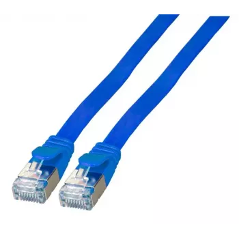 Tinklo kabelis EFB Elektronik K5545BL.5 RJ-45 Cat6a 5 m Mėlynas