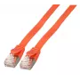 Tinklo kabelis EFB Elektronik K5545RT.1 RJ-45 Cat6a 1 m Raudonas