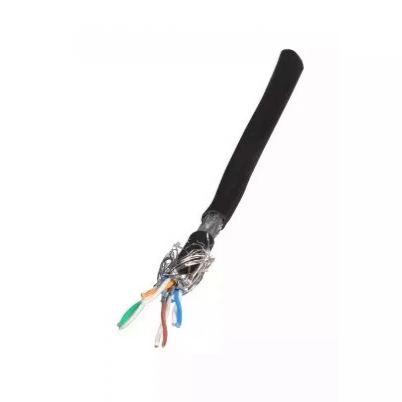 Tinklo kabelis EFB Elektronik MK7104.100B S/FTP Cat7 100 m juodas