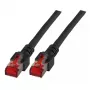 Tinklo kabelis EFB Elektronik K5515.40 Juodas 40 m Cat6 S/FTP