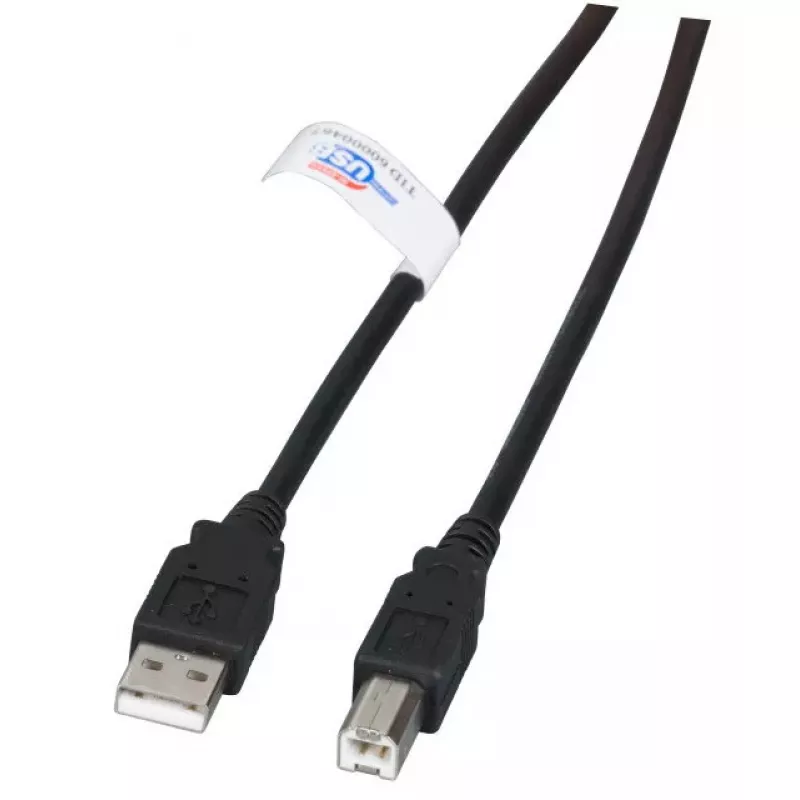 USB laidas EFB Elektronik K5203.1,8 1,8 m USB A USB B juodas