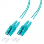 Skaidulinis optinis kabelis EFB Elektronik O0312.1-1.2 LC I-V(ZN) H 1 m Aqua
