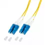 Šviesolaidinis kabelis EFB Elektronik O0350.3-1.2 3 m 2x LC Geltonas