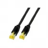 Tinklo kabelis EFB Elektronik K3130.2 RJ-45 Cat6a 2 m juodas