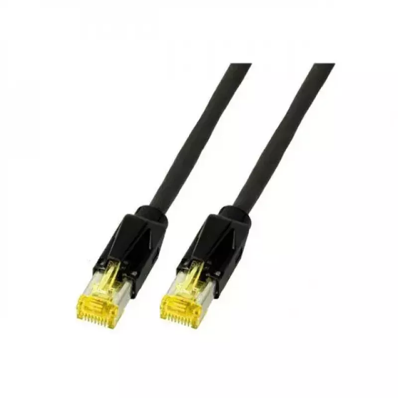 Tinklo kabelis EFB Elektronik K3130.2 RJ-45 Cat6a 2 m juodas