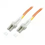 Šviesolaidinis kabelis EFB Elektronik O0310.45 — 45 m, OM2, LC–LC, I-V(ZN) H, pilnas dvipusis, oranžinis