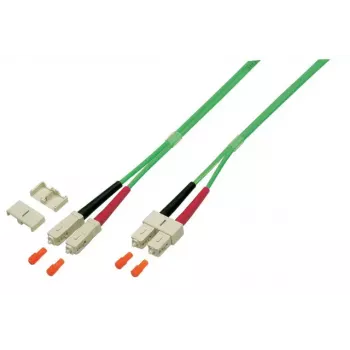 Šviesolaidinis kabelis EFB Elektronik O0318.5OM5 5m 2x SC Žalias