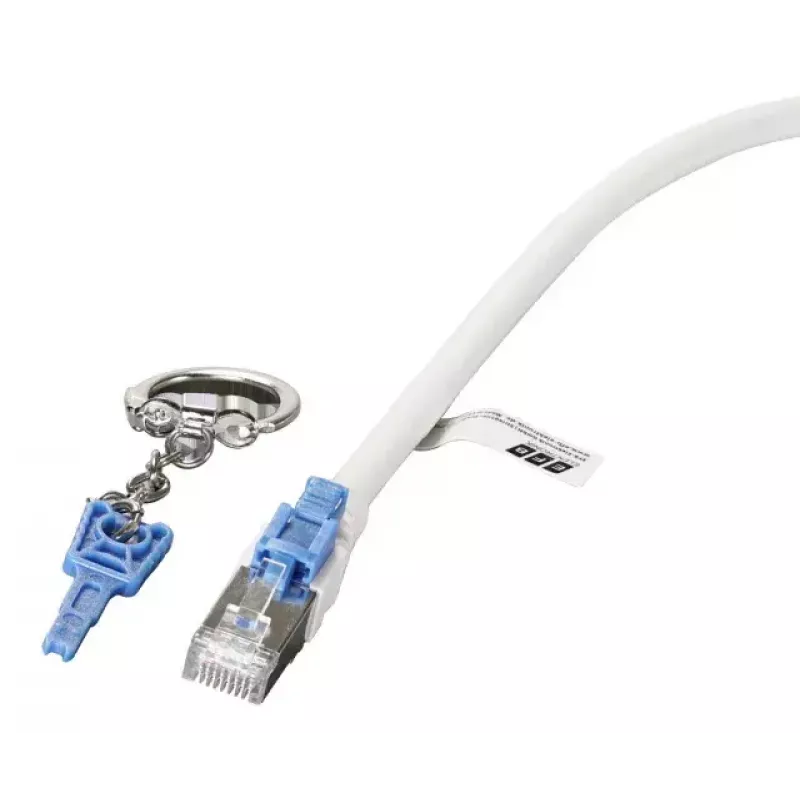 Tinklo komutacinis kabelis EFB Elektronik K5539WS.3 Cat6a S/FTP (S-STP) RJ‑45 į RJ‑45 3 m baltas