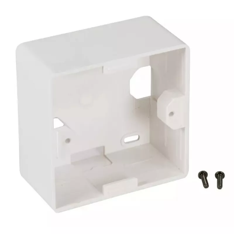 Kištukinių lizdų dėžutės priedas EFB Elektronik ET-25084V3, baltas