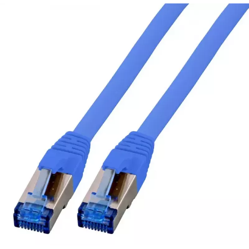 Tinklo kabelis EFB Elektronik K5525FBL.10 RJ-45 Cat6a 10 m Mėlynas