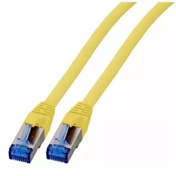 Tinklo kabelis EFB Elektronik K5525FGE.1,5 RJ-45 Cat6a 1.5 m Geltonas