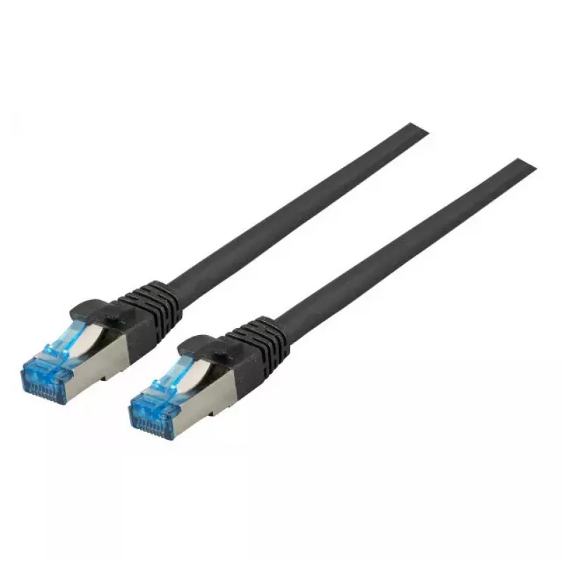 Tinklo kabelis EFB Elektronik K5525FSW.1,5 RJ-45 Cat6a 1.5 m Juodas