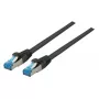 Tinklo kabelis EFB Elektronik K5525FSW.1,5 RJ-45 Cat6a 1.5 m Juodas