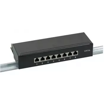 Komutacinis skydelis EFB Elektronik 37737SW.8 RJ-45 10000 Mbit/s juodas 1U