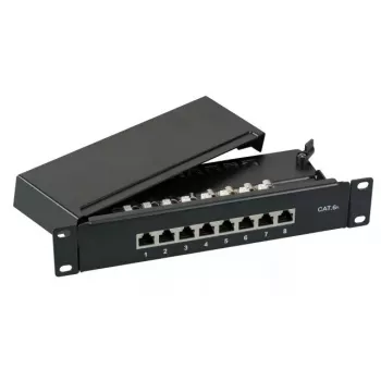 Komutacinis skydelis EFB Elektronik 37737SW.8 RJ-45 10000 Mbit/s juodas 1U