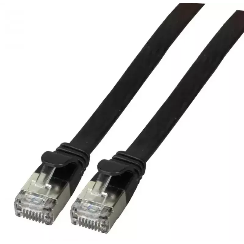 Tinklo kabelis EFB Elektronik K5547SW.3 RJ-45 Cat6a 3 m juodas