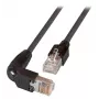 Tinklo kabelis EFB Elektronik K0993.1 RJ-45 Cat5e 1 m Juodas