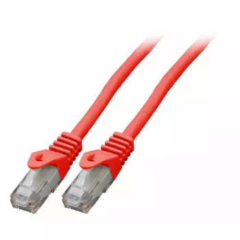 Tinklo kabelis EFB Elektronik K8104RT.0,5 RJ-45 Cat6 0,5 m raudonas